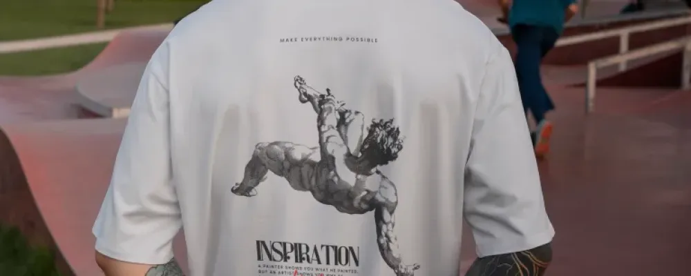 white colour printed t shirt